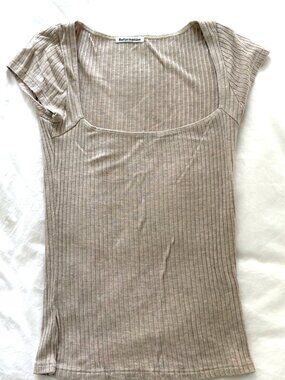 Reformation square neck tee